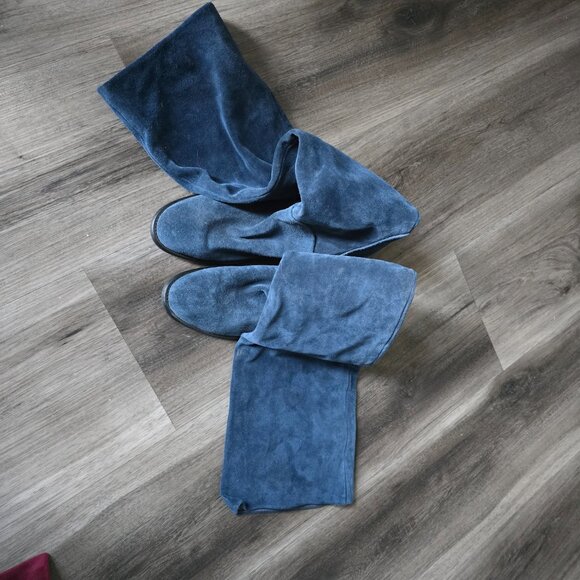 Jeffrey Campbell slouchy knee high suede boots - Picture 5 of 12